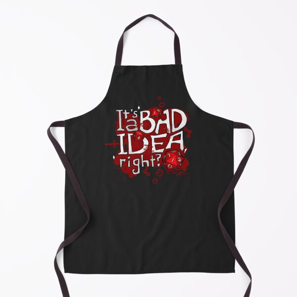 Item preview, It's a bad idea, right? | Critical fail DnD | for dark colors designed and sold by keyvei.