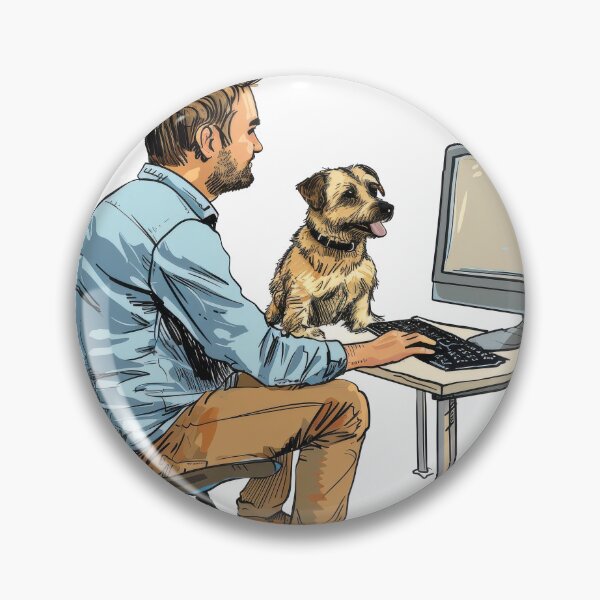 Item preview, I Love My Co-Workers Work From Home Dog No Text designed and sold by Wormy-23.