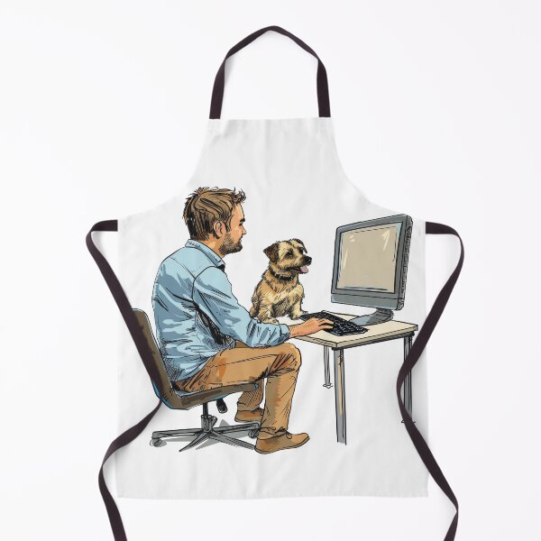 Item preview, I Love My Co-Workers Work From Home Dog No Text designed and sold by Wormy-23.