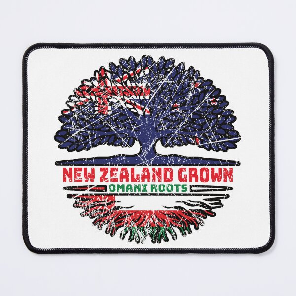 Item preview, Oman Omani New Zealander New Zealand Tree Roots Flag designed and sold by FlagX.