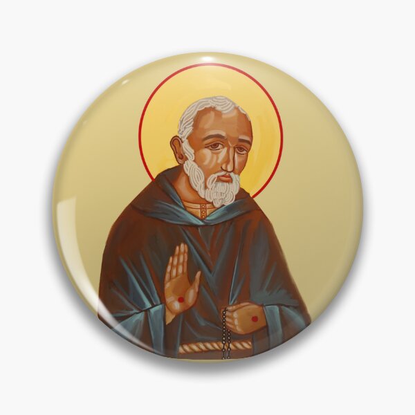 Item preview, Saint Padre Pio designed and sold by HappyRandomArt.