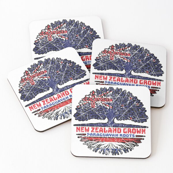 Item preview, Paraguay Paraguayan New Zealander New Zealand Tree Roots Flag designed and sold by FlagX.