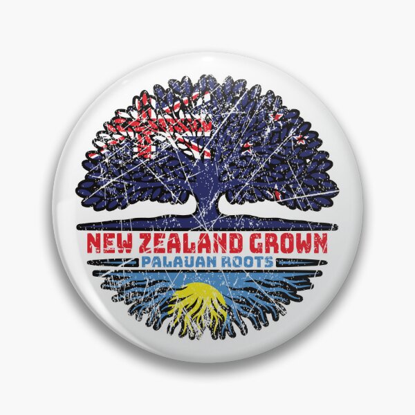 Item preview, Palau Palauan New Zealander New Zealand Tree Roots Flag designed and sold by FlagX.