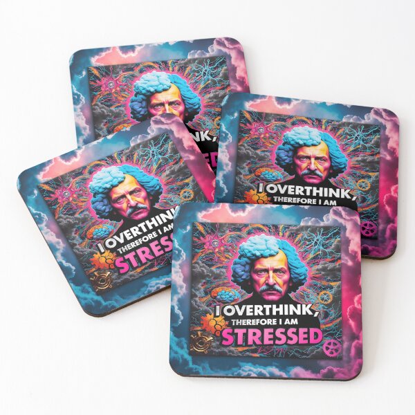 Item preview, I Overthink, Therefore I am Stressed designed and sold by HardCorps.