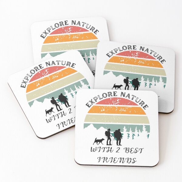 Item preview, dog walk in nature with partner designed and sold by IFarty.