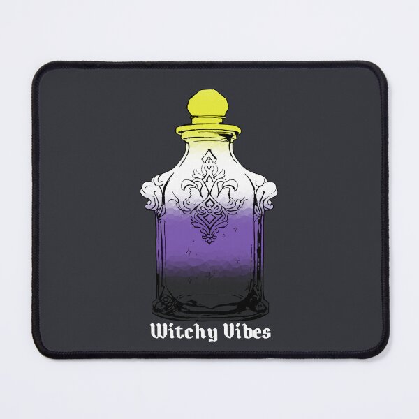 Item preview, Witchy Vibes Nonbinary Pride Flag, Subtle Nonbinary Potion Bottle designed and sold by Travelslightly.