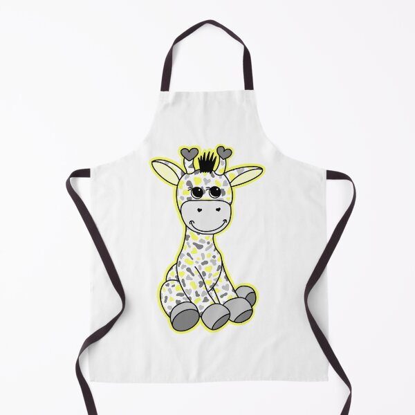 Item preview, Cute Demigender Pride Flag Giraffe Yellow Gray White designed and sold by JoyfulJen.