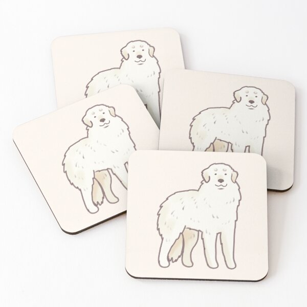 Item preview, Kuvasz dog art designed and sold by Artofmayara.