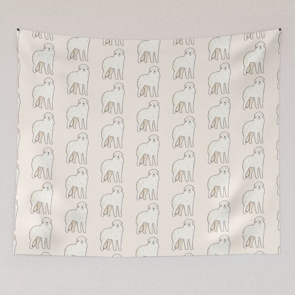 Item preview, Kuvasz dog art designed and sold by Artofmayara.