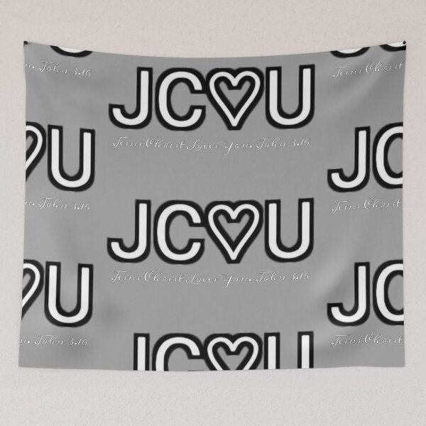 Item preview, JC♡U - Jesus Christ Loves You  designed and sold by Kangaroo Sun.