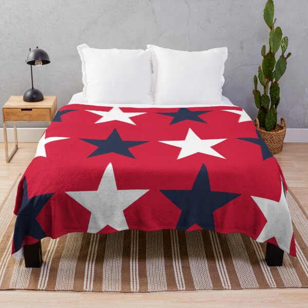 Item preview, Large NAVY BLUE, WHITE and RED STARS designed and sold by RachelMacht.