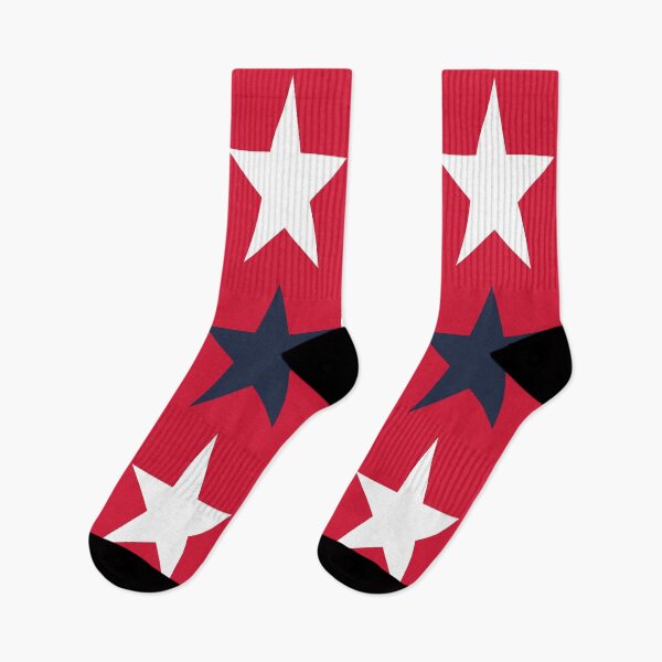Item preview, Large  NAVY BLUE, WHITE and RED STARS  designed and sold by RachelMacht.