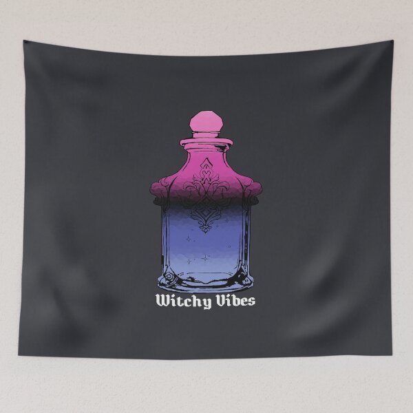 Item preview, Witchy Vibes Omnisexual Pride Flag, Subtle Omni Potion Bottle designed and sold by Travelslightly.