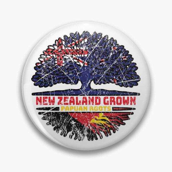 Item preview, Papua New Guinea Papuan New Zealander New Zealand Tree Roots Flag designed and sold by FlagX.