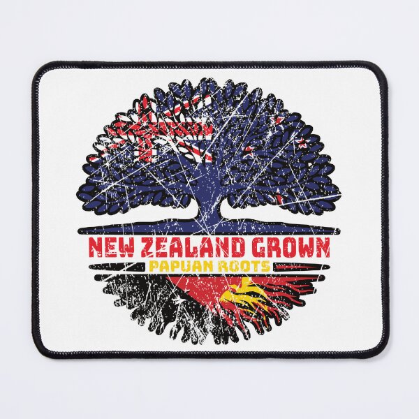 Item preview, Papua New Guinea Papuan New Zealander New Zealand Tree Roots Flag designed and sold by FlagX.