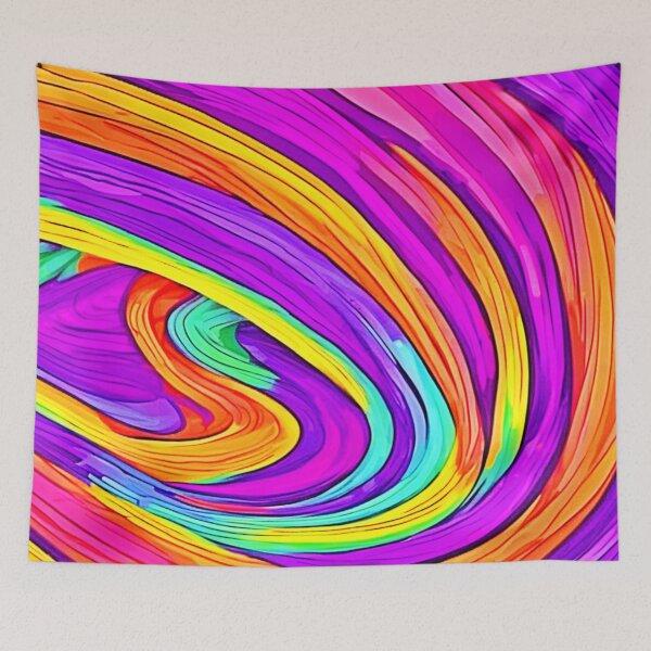 Item preview, Rainbow Silk: Flowing Fantasy  designed and sold by Health And Fitness Posts e-Store.