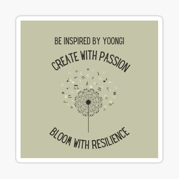 Artikel-Vorschau von Lassen Sie sich von Min Yoongi inspirieren, designt und verkauft von My7Shop.