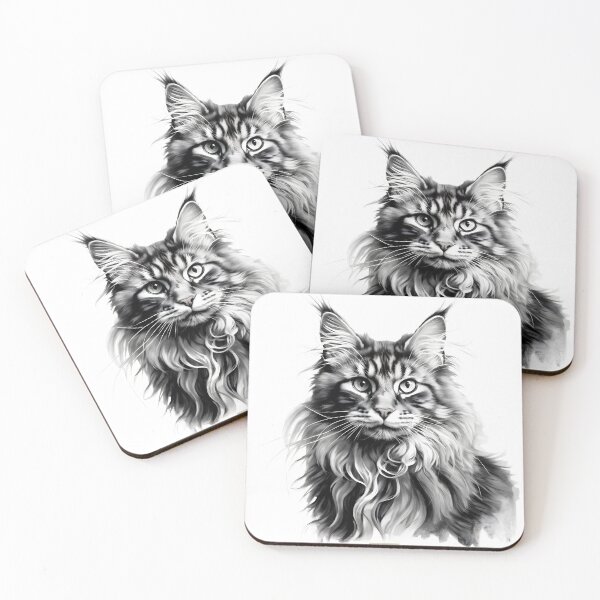 Item preview, Main Coon cat designed and sold by Freewebnuaiart.