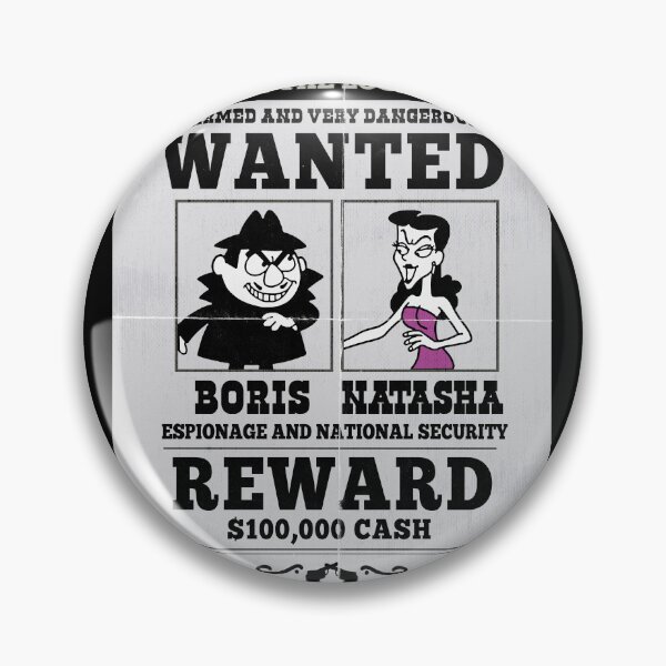 Item preview, Wanted Boris and Natasha Dks designed and sold by Alema Art.