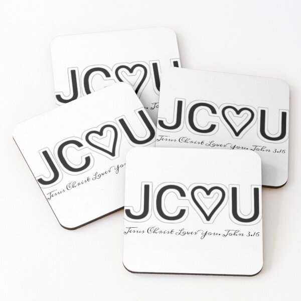 Item preview, JC♡U - Jesus Christ Loves You  designed and sold by Kangaroo Sun.