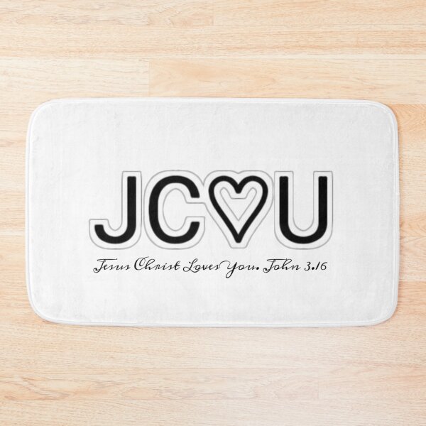 Item preview, JC♡U - Jesus Christ Loves You  designed and sold by Kangaroo Sun.