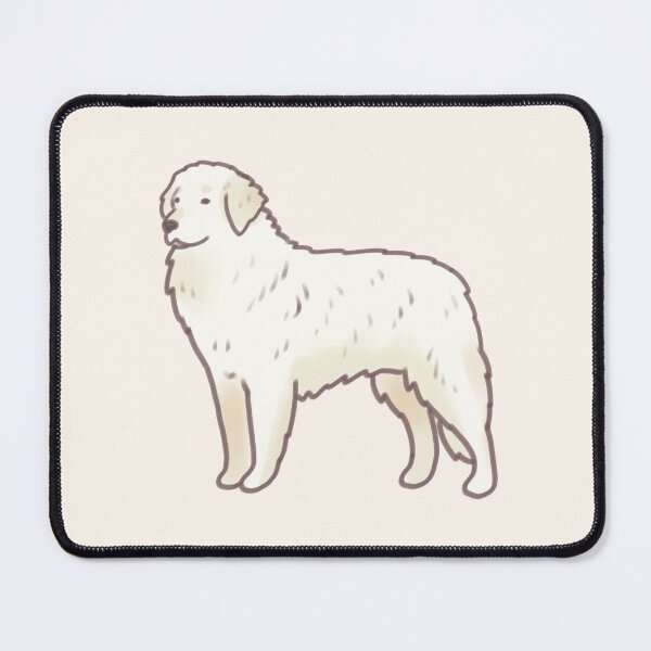 Item preview, Kuvasz dog illustration designed and sold by Artofmayara.