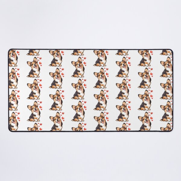 Item preview, Whimsical corgi animal sticker, cute corgi with heart in cartoon style, for pet lovers. designed and sold by tjnextgen99.