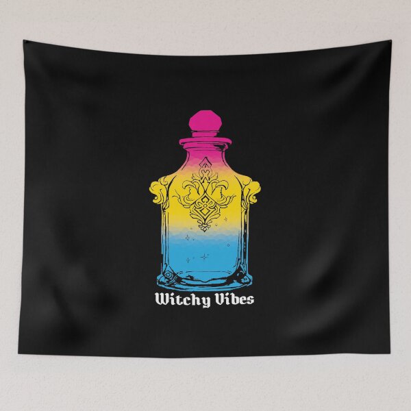 Item preview, Witchy Vibes Pansexual Pride Flag, Subtle Pan Potion Bottle designed and sold by Travelslightly.