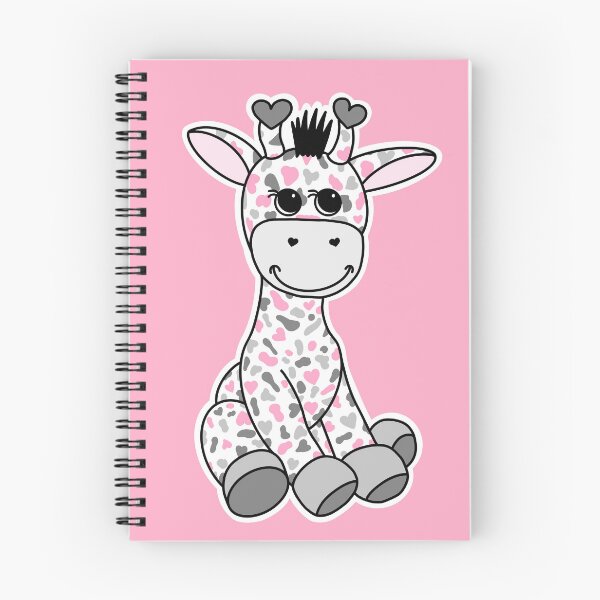 Item preview, Cute Demigirl Pride Flag Giraffe Pink Gray White designed and sold by JoyfulJen.