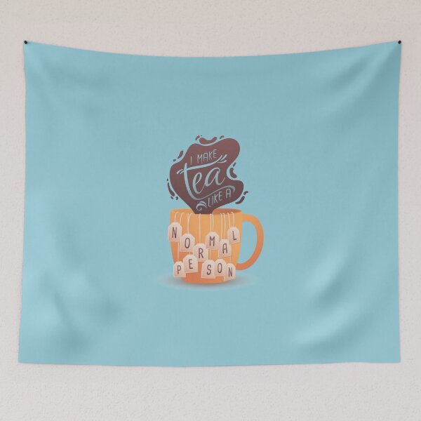 Item preview, Normal Person Tea designed and sold by bubblepenz.