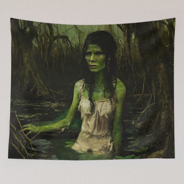 Item preview, swamp woman, swamp, horror story, horror designed and sold by DonnaBlankaArt.