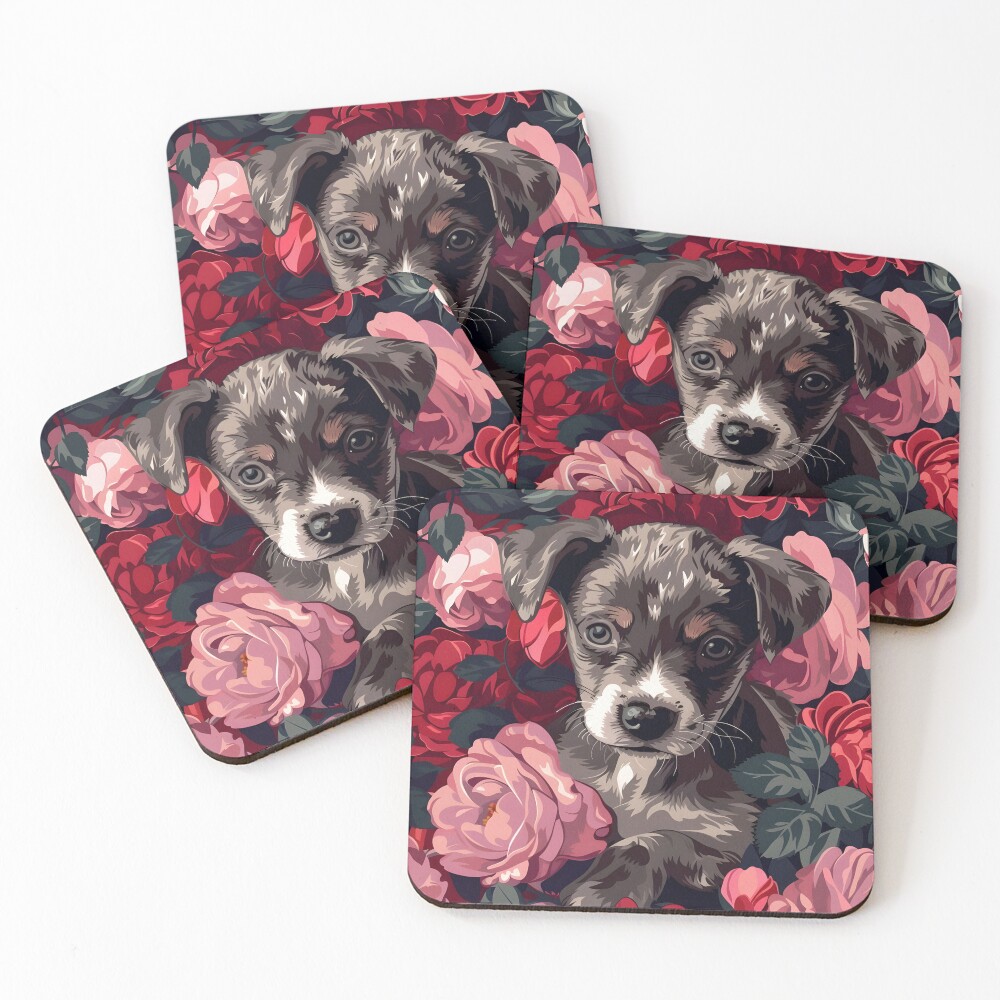 Item preview, Coasters (Set of 4) designed and sold by HappyStickBike.
