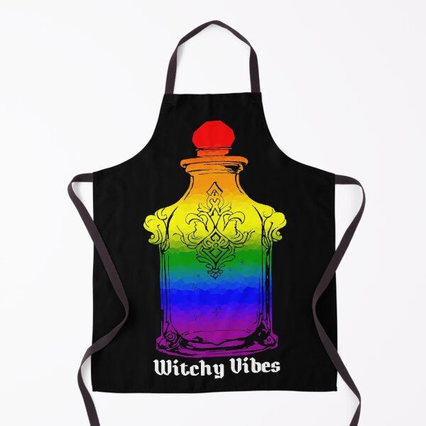 Item preview, Witchy Vibes LGBTQ Rainbow Pride Flag, Subtle Rainbow Potion Bottle designed and sold by Travelslightly.