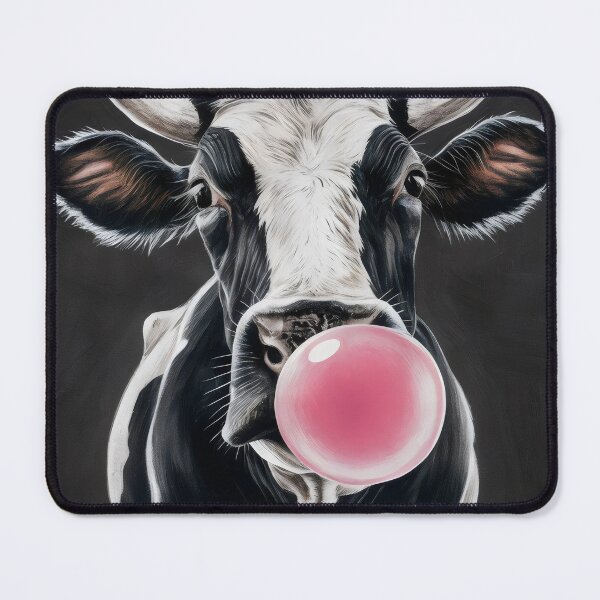 Item preview, Cow with chewing gum. designed and sold by MyHappyArtShop.