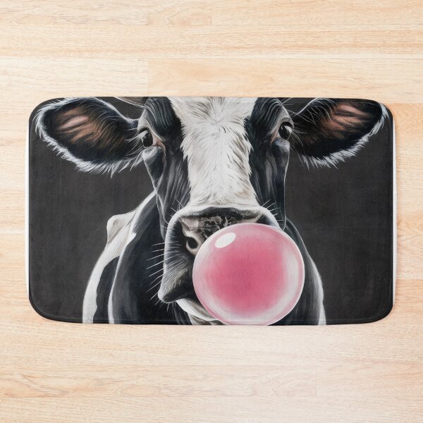 Item preview, Cow with chewing gum. designed and sold by MyHappyArtShop.