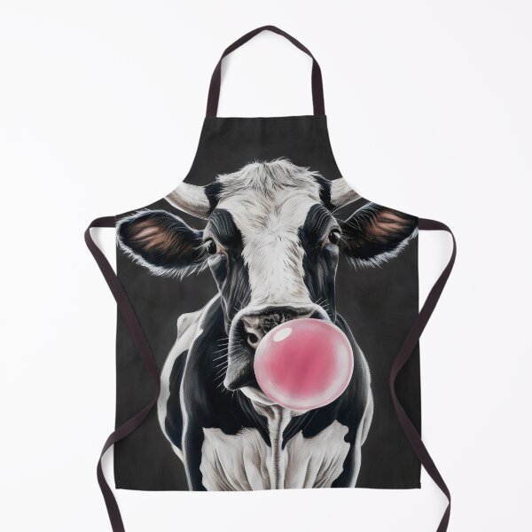 Item preview, Cow with chewing gum. designed and sold by MyHappyArtShop.