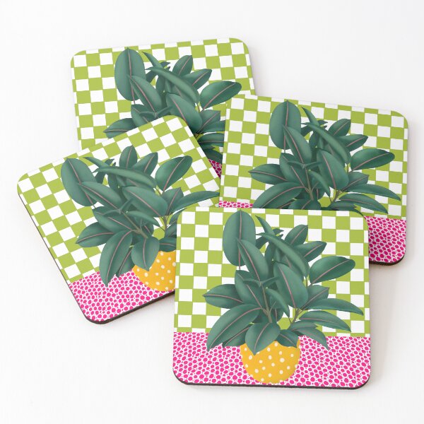 Item preview, Colourful Ficus Elastica House Plant designed and sold by Ana Moguš.