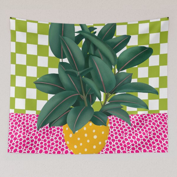 Item preview, Colourful Ficus Elastica House Plant designed and sold by Ana Moguš.