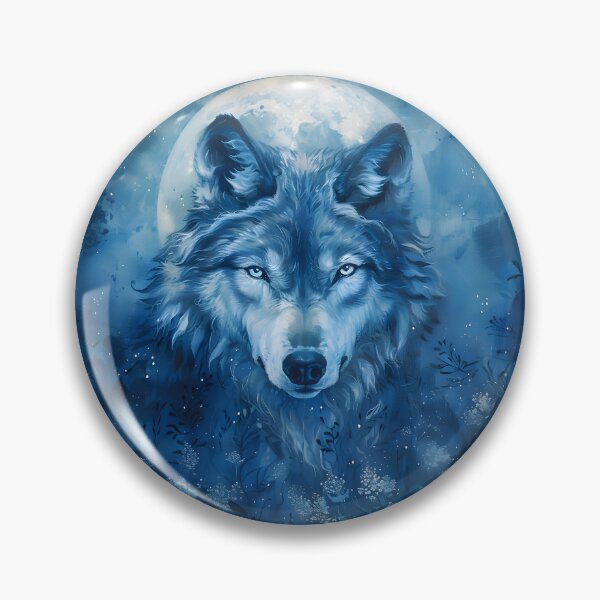 Item preview, Moonlit Wolf Enchantment designed and sold by AI-Only Creations.