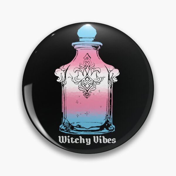 Item preview, Witchy Vibes Transgender Pride Flag, Subtle Trans Potion Bottle designed and sold by Travelslightly.