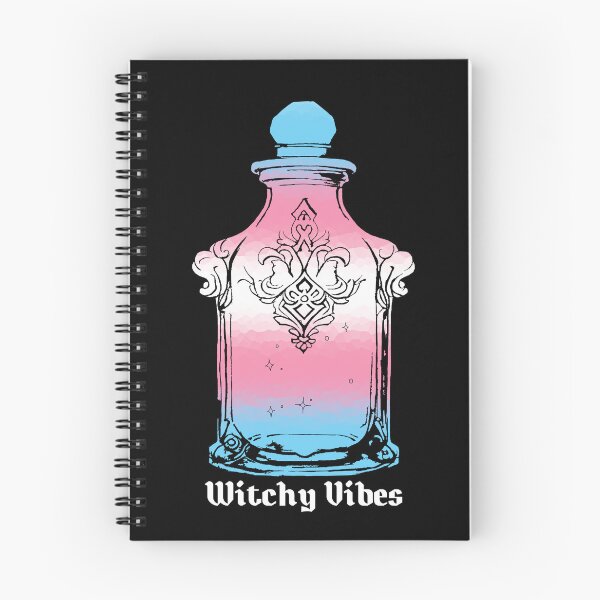 Item preview, Witchy Vibes Transgender Pride Flag, Subtle Trans Potion Bottle designed and sold by Travelslightly.