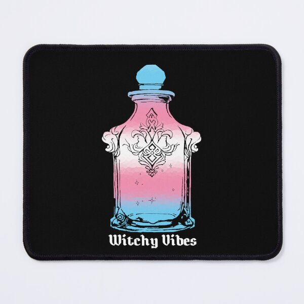 Item preview, Witchy Vibes Transgender Pride Flag, Subtle Trans Potion Bottle designed and sold by Travelslightly.