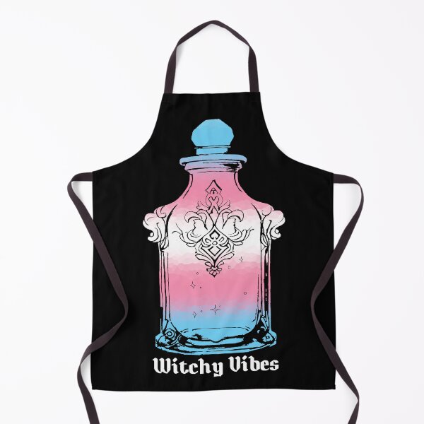Item preview, Witchy Vibes Transgender Pride Flag, Subtle Trans Potion Bottle designed and sold by Travelslightly.