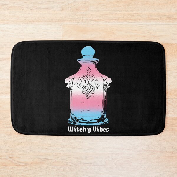 Item preview, Witchy Vibes Transgender Pride Flag, Subtle Trans Potion Bottle designed and sold by Travelslightly.