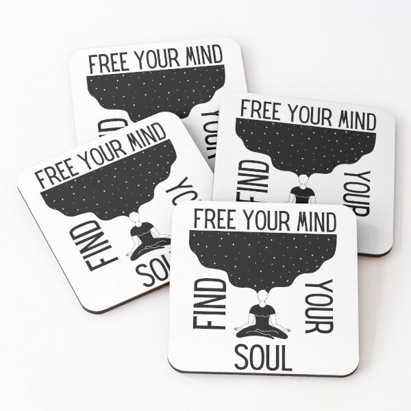 Item preview,  Free Your Mind Find Your Soul Inspirational and motivational designed and sold by Manara  -Art.