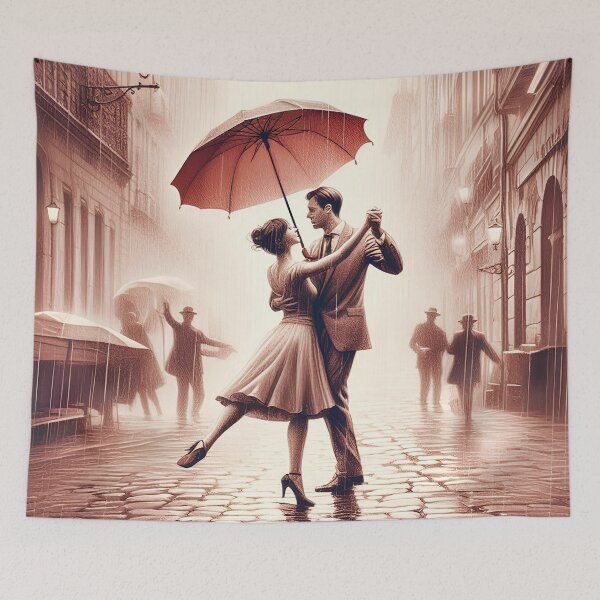 Item preview, Couple dancing in the rain designed and sold by Arleven.