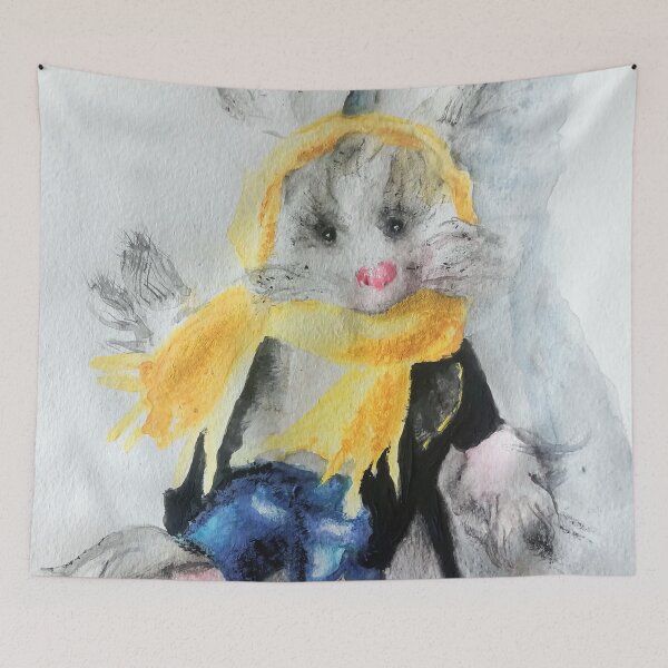Item preview, Teddy-bear rabbit Max designed and sold by OkEana.