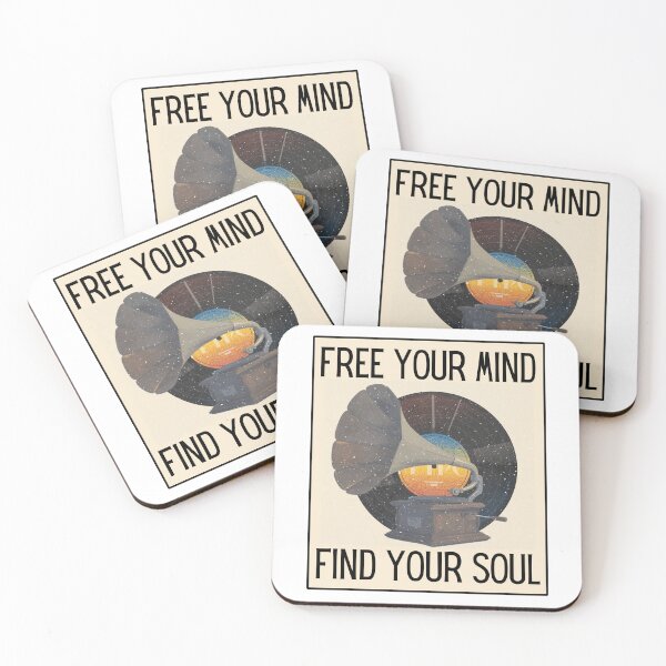 Item preview,   Free Your Mind Find Your Soul Inspirational and motivational designed and sold by Manara  -Art.