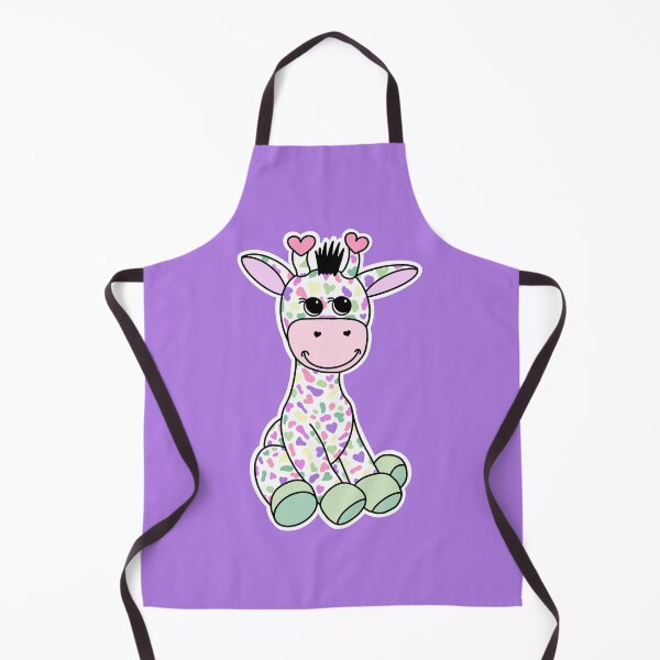 Item preview, Cute Genderfae Pride Flag Giraffe Pastel Pink Purple designed and sold by JoyfulJen.