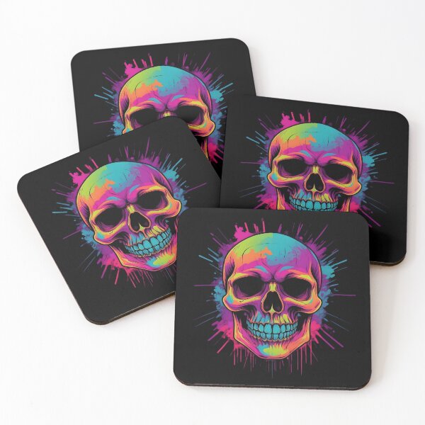 Item preview, Vivid Chromatic Skull Explosion designed and sold by BrickXSq.